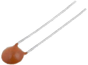 Keramisk skivekondensator - 3,9pF / 400V, Ø6mm (5mm)