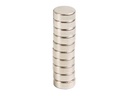 Magnet, neodynium - Cyl. N35 Ni Ø8x3mm (10 stk.)