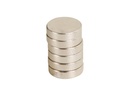 Magnet, neodynium - Cyl. N35-45 Ni Ø12x3mm (10 stk.)