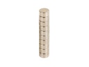 Magnet, neodynium - Cyl. N35-45 Ni Ø10x5mm (10 stk.)