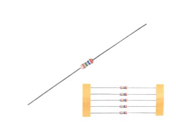 Metalfilmmodstand - 9,1 Mohm / 0,25W (5%)