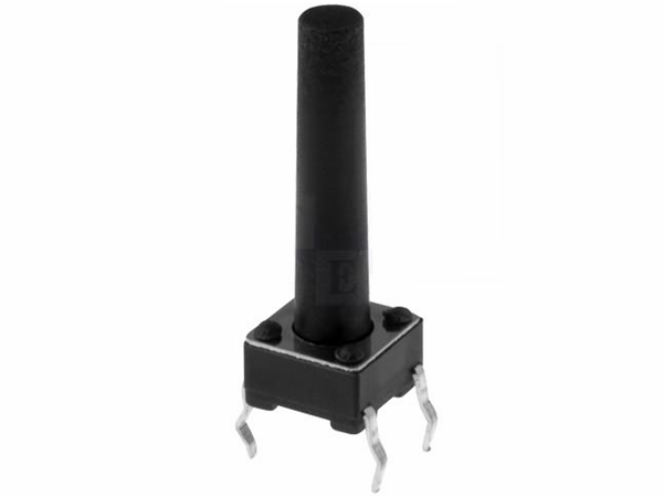TACT mikrotrykkontakt - 6x6mm, H=19mm