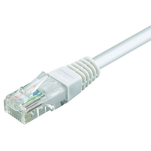 Netværkskabel UTP KAT6, hvid - 1 meter