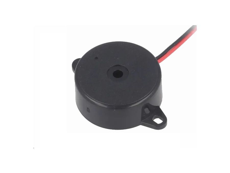 Piezo Lydgiver - 1,5-30Vdc 12mA, 80dB, ledning