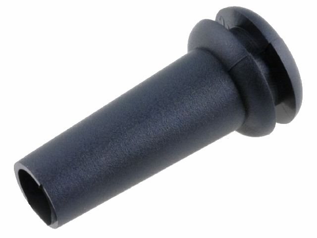 Gummi kabeltylle til kabinet - Kabel Ø6,4-7,5mm, L23mm, Sort