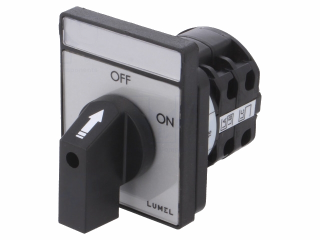 Maskin drejeafbryderkontakt - 3P OFF-ON, 16A