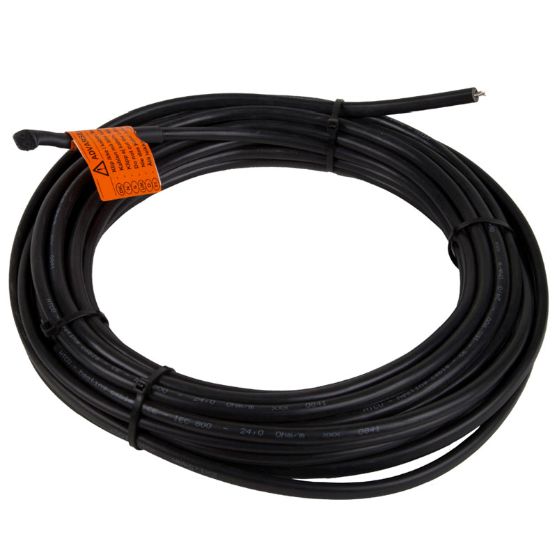 Gulvvarme varmekabel Ø7mm 20W/m - 32m 627W