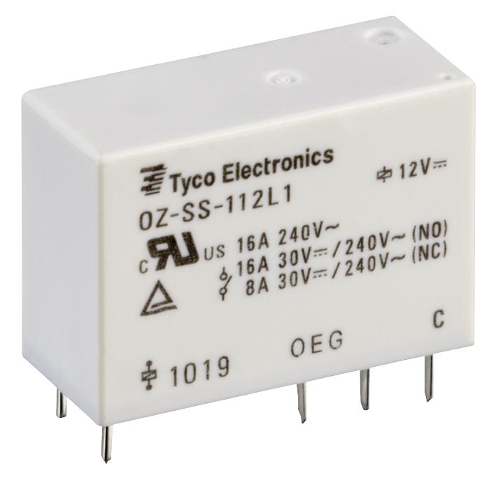 Miniature relæ - 18VDC / 16A, 1 x slutte (SPST-NO)