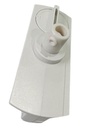 Square 1F 230V Pendeladapter - Hvid