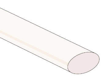 Krympeflex 2:1 - Ø38mm, KLAR (1m)