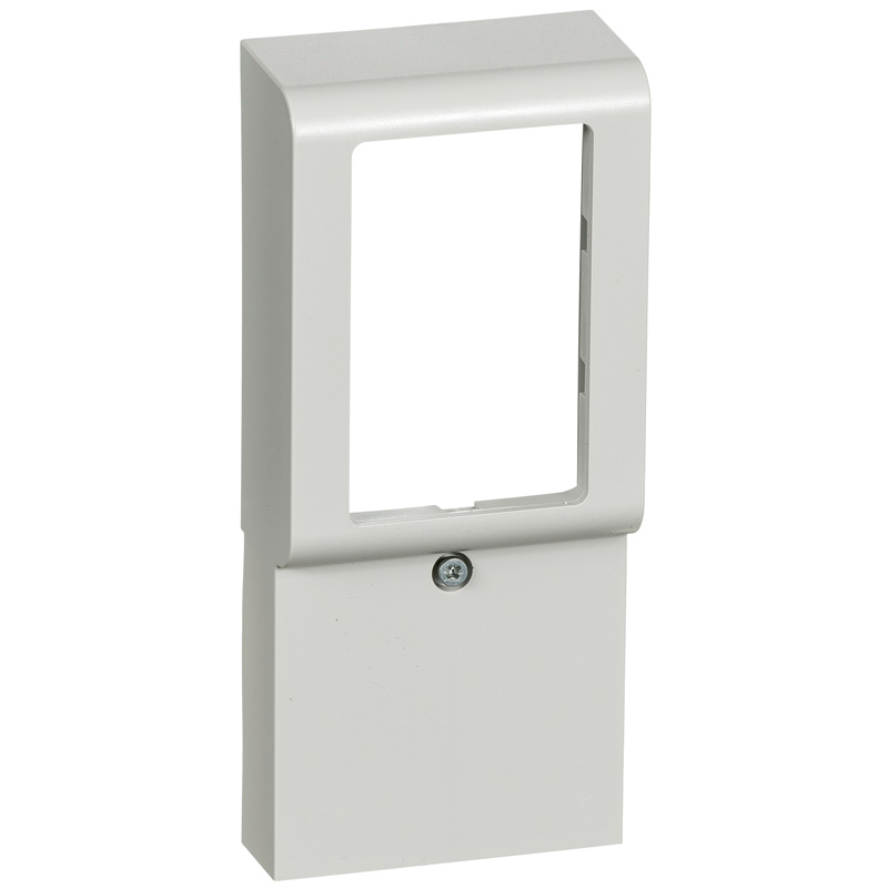 Dæksel for panelunderlag softline 1½ modul lysegrå