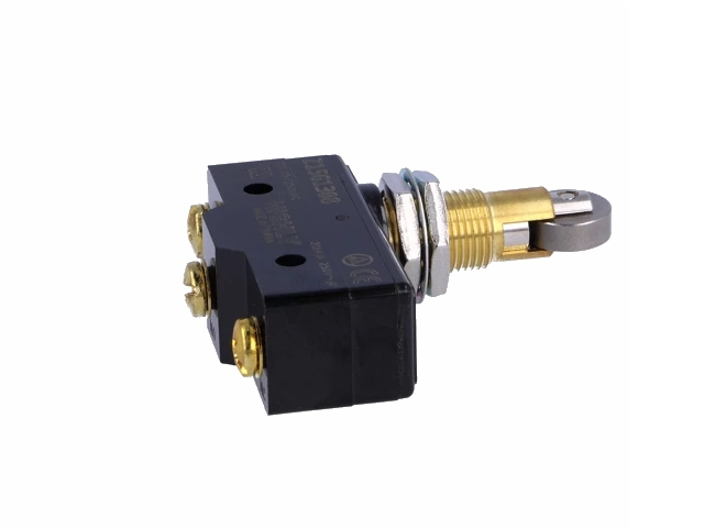 Mikroswitch m. rullebolt - 20A/250V, ON-(ON), M4 skrue