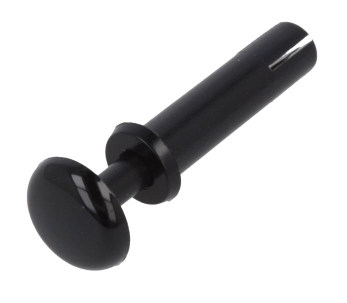 Plastnitte (til blæsermont.) - L15,5mm Ø4mm, Sort