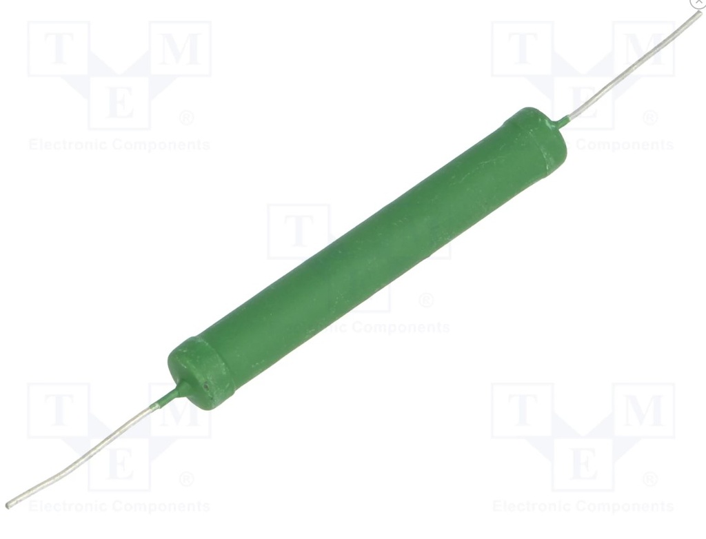 Metaloxid (audio) modstand - 4,7ohm 10W ±5% (Ø8x52mm)