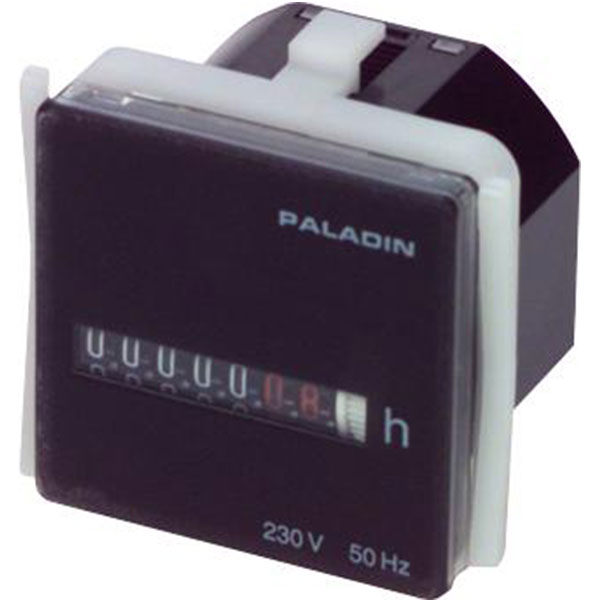 Timetællere frontmontering 230 volt 48x48mm
