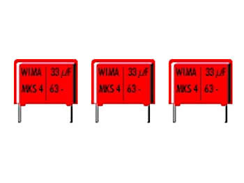 MKS4 polyester kondensator - 2200nF (2,2uf) 250V 27,5mm