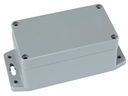 Plastkabinet m. flanger - Mørkegrå, IP65 (115x65x55mm)