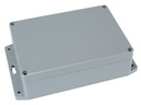 Plastkabinet m. flanger - GRÅ, IP65 (171x121x55mm)