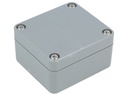 G302 plastkabinet - Mørkegrå, IP65 (58x64x35mm)