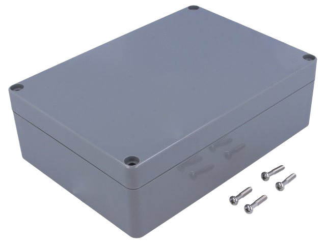 G313 plastkabinet - Grå, IP65 (171x121x55mm)