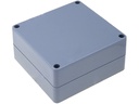 G386 plastkabinet - Mørkegrå, IP65 (120x120x60mm)