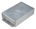 Aluminiumskabinet m. flanger, 222x146x55mm (IP66)
