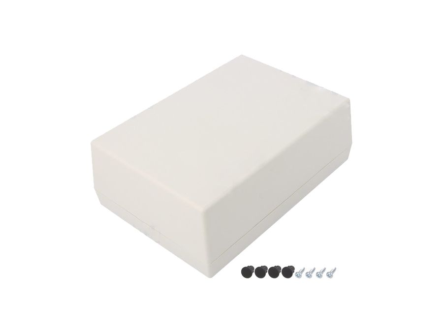 G1213G plastkabinet - Lysegrå, (123x174x63mm)