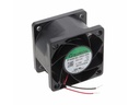DC blæser - 40x40x28mm 12Vdc 587mA 7W, kugleleje, 2-ledn.