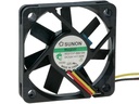 DC blæser - 50x50x10mm 12Vdc / 0,84W Vapo, 3 ledn.