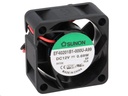 DC blæser - 40x40x20mm 12Vdc / 0,56W, glideleje, 2 ledn.