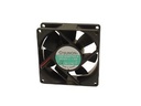 DC blæser - 80x80x25mm 12Vdc 0,84W Glideleje, 2 ledn.