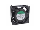 AC blæser - 80x80x25mm 230V m. glideleje, 2 ledn.