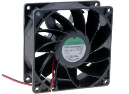 DC blæser - 92x92x38mm 12Vdc / 12,5W m. kugleleje