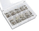 Sikringssortiment - 100 stk. 5x20mm, Flink (0,1A - 5A)
