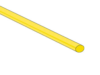 Krympeflex 2:1 - Ø3,2mm GUL (1,2m)