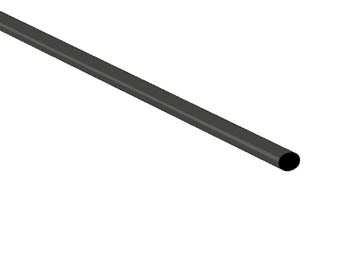 Krympeflex 2:1 - Ø2,4mm SORT (1,2m)