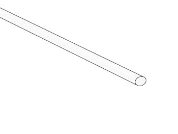 Krympeflex 2:1 - Ø2,4mm HVID (1,2m)