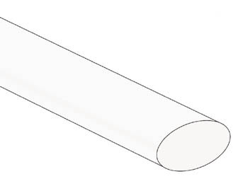 Krympeflex 2:1 - Ø12,7mm HVID (1,2m)