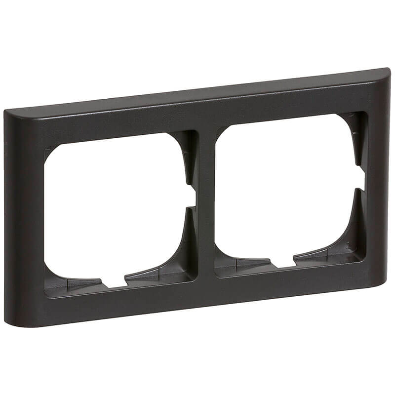 LK Fuga ramme Softline 63 2m vandret - koksgrå