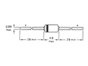 Zenerdiode - 6,8V / 1,3W ±5% (DO41)