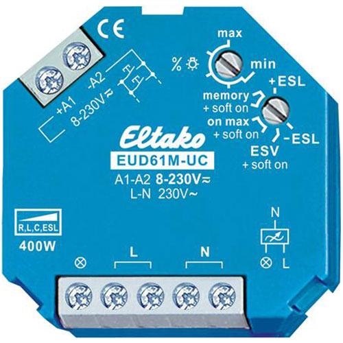 Eltako Kip Relæ m. Dæmp 8-230VUC (R, L, C)