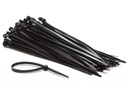 Kabelstrips - 4,6x200mm, Sort (100 stk.)