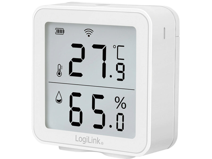Wi-Fi temperatur- og fugtighedssensor, Tuya-kompatibel