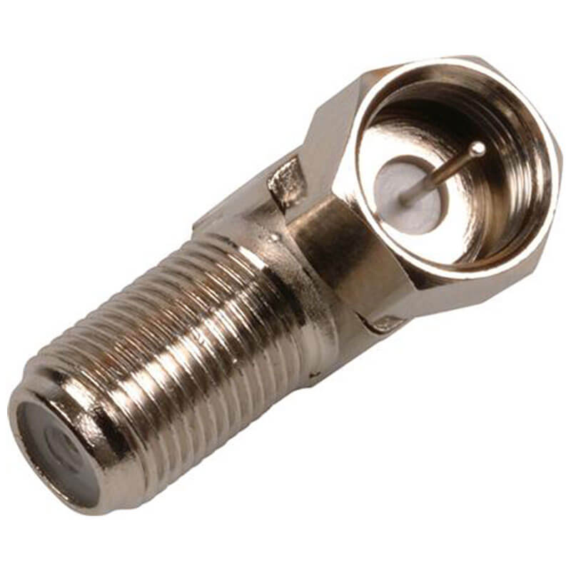F-konnektor adapter F-han til F-hun vinkel