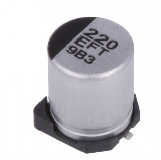SMD elektrolytkondensator - 220uF / 25V, D8 hus (FT)