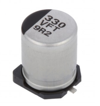 SMD elektrolytkondensator - 330uF 35V, F hus (FT)