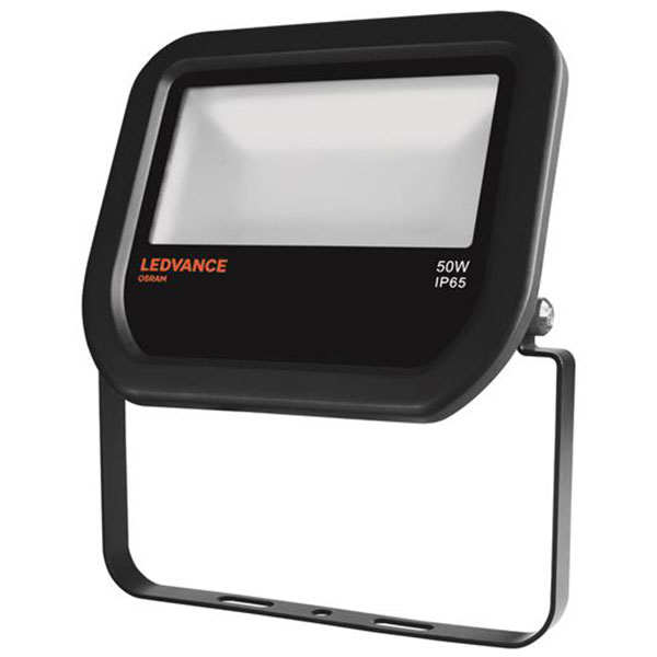LEDVANCE Floodlight LED 50W 3000K sort IP65