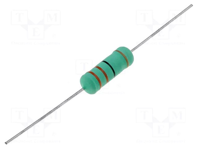 Trådviklet modstand - 5W / 0,1ohm, Ø8x15mm (±5%)