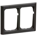 LK Fuga ramme Softline 63 2x1½m - koksgrå