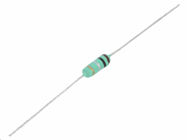 Trådviklet modstand - 6,2ohm, 1W, Ø3x9mm (±5%)